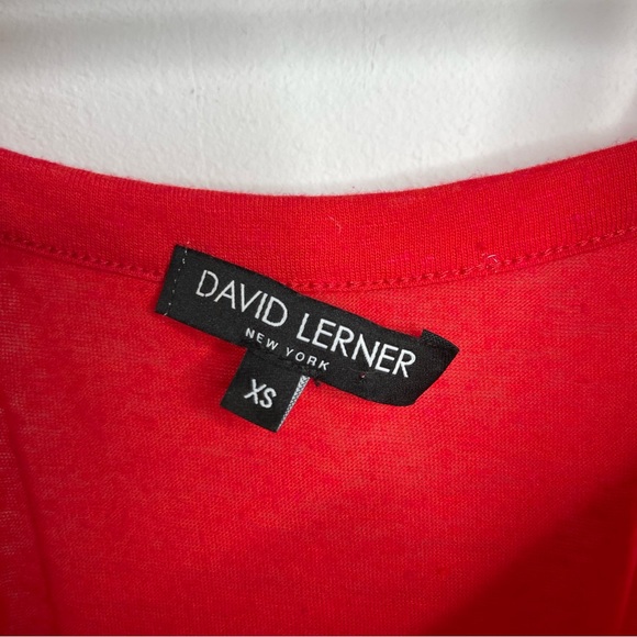 David Lerner Asymmetrical Ruffle Tank in Poppy Linen Blend Size XS Revolve - Picture 13 of 15